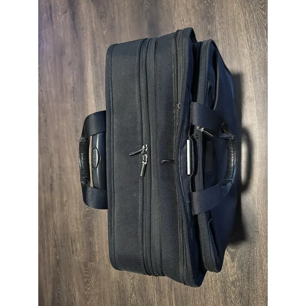 Briggs & Riley Travelware Black Expandable Rolling Laptop Carry On Briefcase